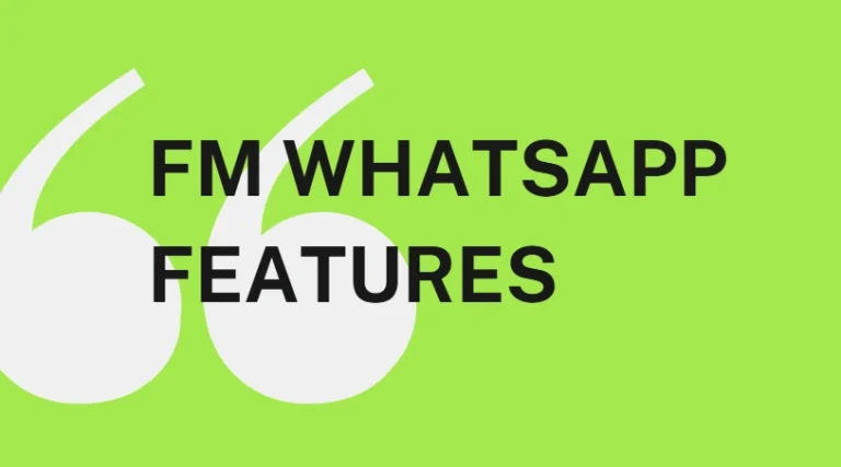 fm whatsapp features
